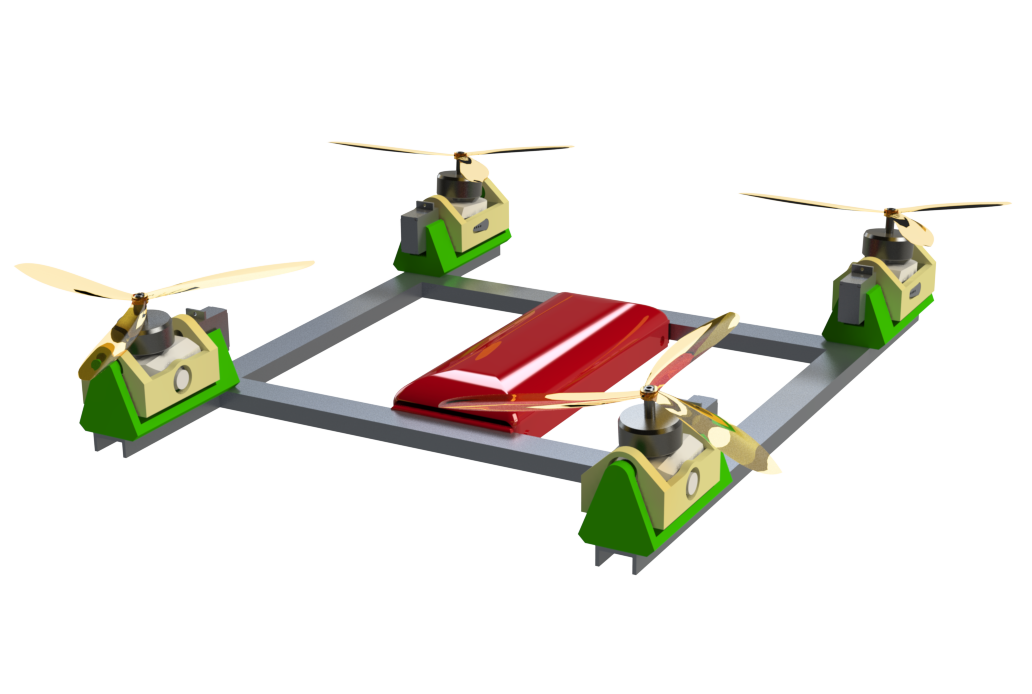 Variable Thrust Vector Quadcopter